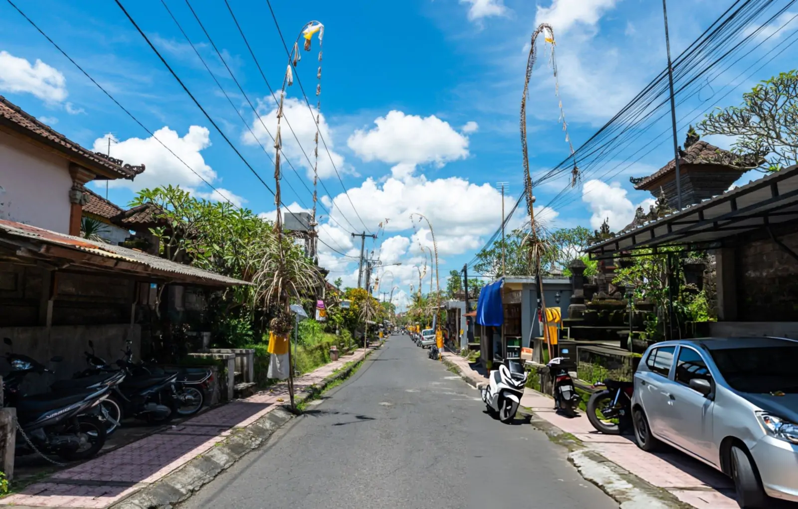 Ubud village in Bali before high season crowds arrive
