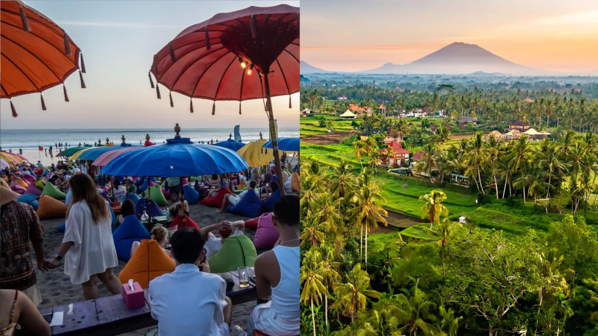 Bali contrast beach club vs jungle Ubud quiet travel experience 2026